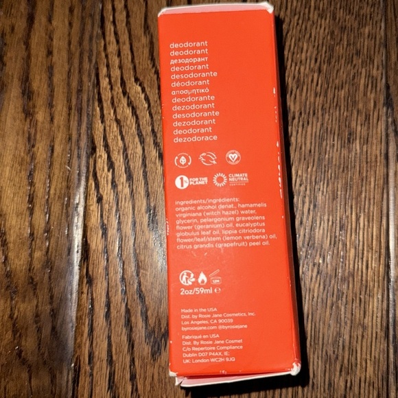 NWOT BY ROSIE JANE DEODORANT 100% NATURAL SPRAY 2OZ / - Picture 3 of 6